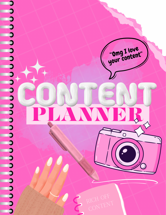 Pink Content Planner